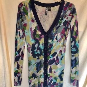 Charlotte Tarantola multi-color cardigan sweater